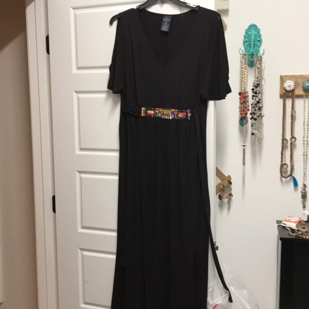 Womens Black Maxi dress